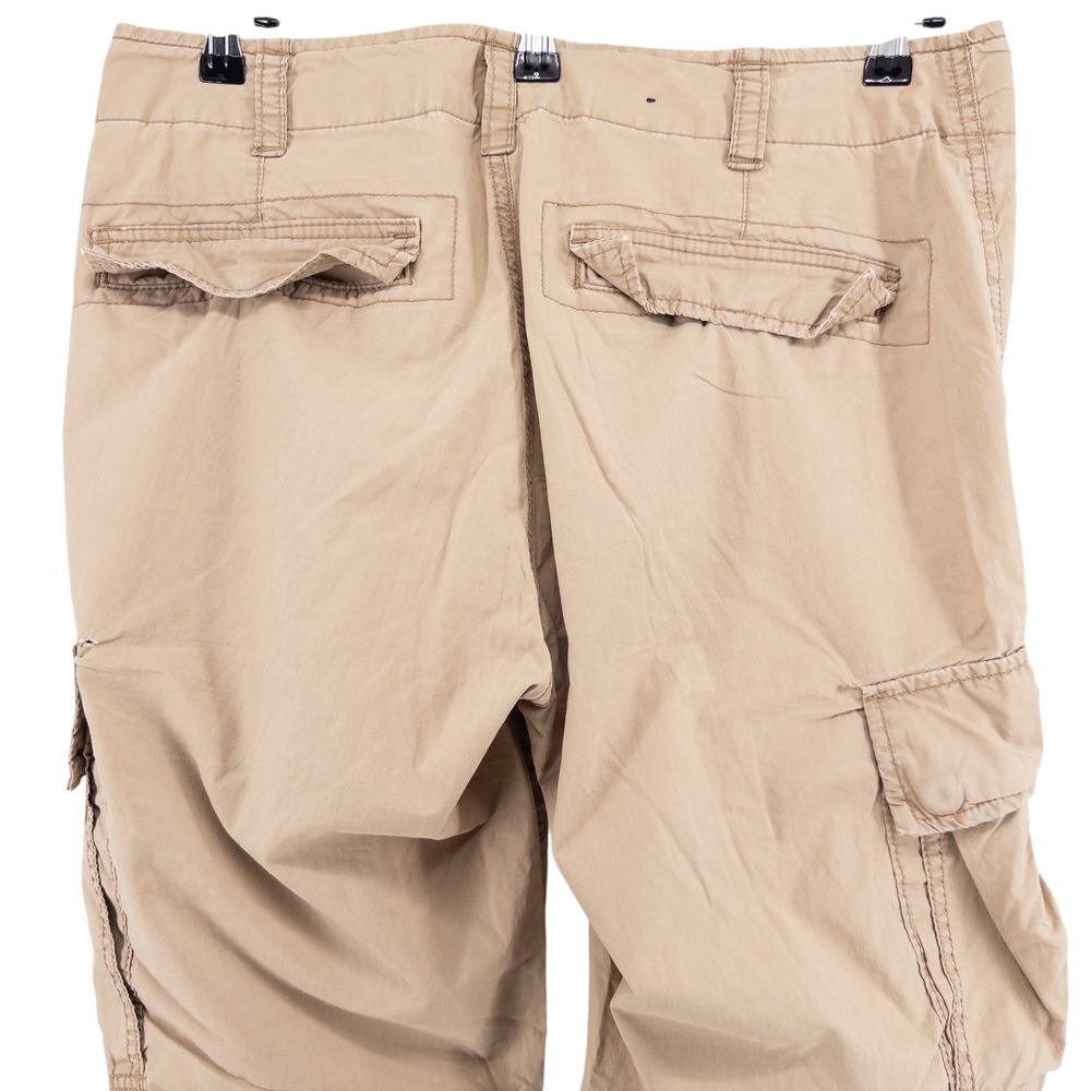 Vintage Ralph Lauren Polo Jeans Co Cargo Pants Men's 34x28 Lightweight Y2K Tan - Picture 6 of 12